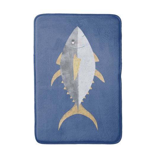 マグロ類 バスマット (正面縦)