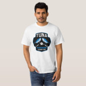 マグロ魚釣り Tシャツ (正面フル)