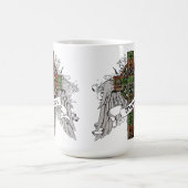 マグワイアタータンチェッククロス コーヒーマグカップ (中央)