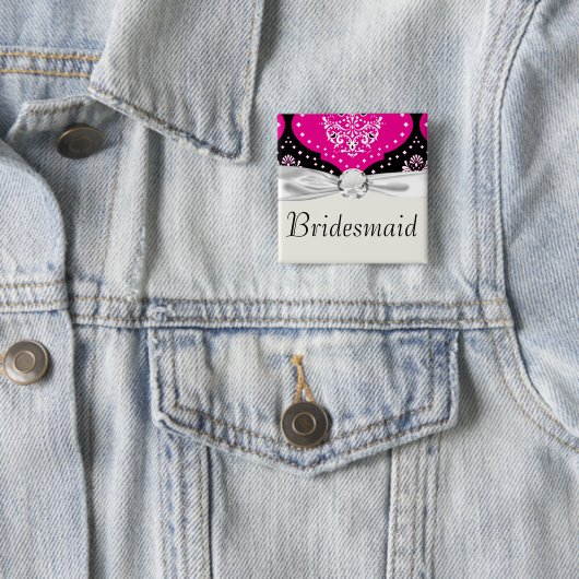 マグントピンク白黒ヘナダマスク 缶バッジ (インサイチュ)