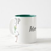 マグ与えを使わない ツートーンマグカップ (正面左)