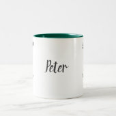 マグ与えを使わない ツートーンマグカップ (中央)