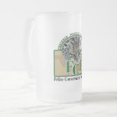 マグ中心のロゴ フロストグラスビールジョッキ (正面左)