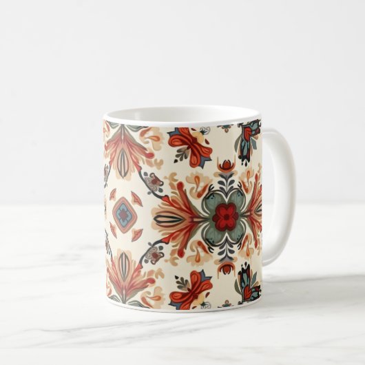 マグ伝統的 コーヒーマグカップ (正面右)