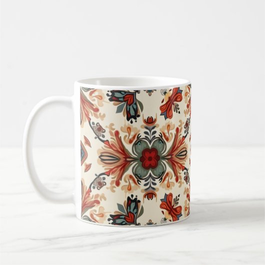 マグ伝統的 コーヒーマグカップ (左)