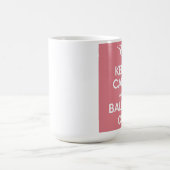 マグ保で落ち着いてバレエ コーヒーマグカップ (中央)