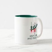 マグ保に関する穏やかさと貿易 ツートーンマグカップ (正面右)