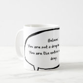 マグ信じ コーヒーマグカップ (正面左)