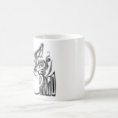 マグ内のIantoのマグ コーヒーマグカップ (正面右)