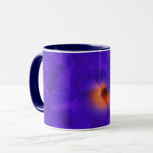 マグ刀花紫色の乗算 マグカップ