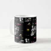 マグ列車 コーヒーマグカップ (正面左)