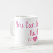 マグ叔母さんと呼べばいい コーヒーマグカップ (正面左)