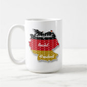マグ国旗Enigkeit Recht華氏 コーヒーマグカップ (左)
