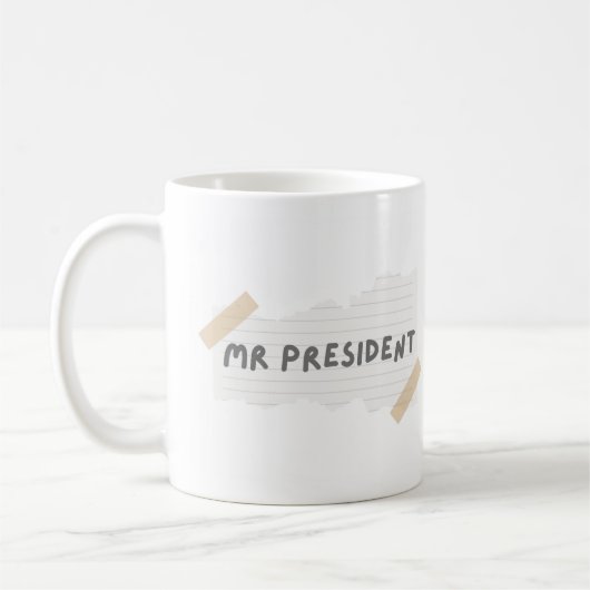マグ大統領 コーヒーマグカップ (左)