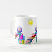 マグ学遊グ コーヒーマグカップ (正面左)