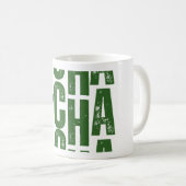 マグ恋人ギフト、抹茶ラバーギフト、抹茶ギフト コーヒーマグカップ (正面右)