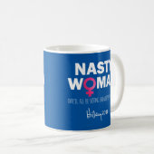 マグ扱いにく大統領のヒラリー・クリントン「女性」 コーヒーマグカップ (正面右)