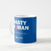 マグ扱いにく大統領のヒラリー・クリントン「女性」 コーヒーマグカップ (正面左)