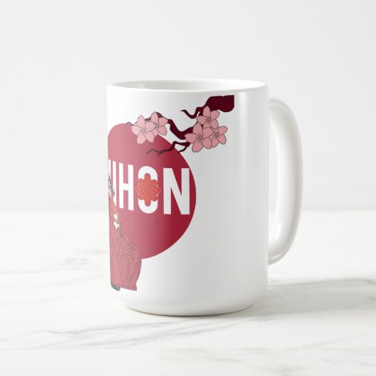 マグ日本のデザイン コーヒーマグカップ (正面右)