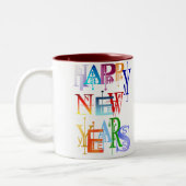 マグ明けましておめでとうの ツートーンマグカップ (左)