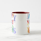 マグ明けましておめでとうの ツートーンマグカップ (中央)