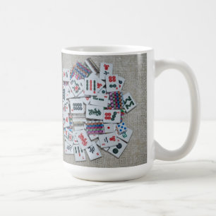 マグ明白なリボンのタイル コーヒーマグカップ