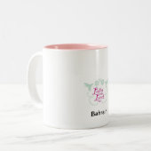 マグ昼食を共にする女性 ツートーンマグカップ (正面左)