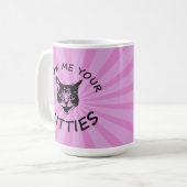 マグ猫ちゃん コーヒーマグカップ (正面左)