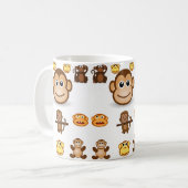 マグ猿 コーヒーマグカップ (正面左)