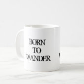 マグ生まれを歩き回る コーヒーマグカップ (正面左)