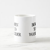 マグ生まれを歩き回る コーヒーマグカップ (中央)