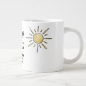 マグ神は唯一の霊を感じる ジャンボコーヒーマグカップ (右)