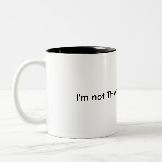 マグ私はその種類の医者ではないです ツートーンマグカップ (左)