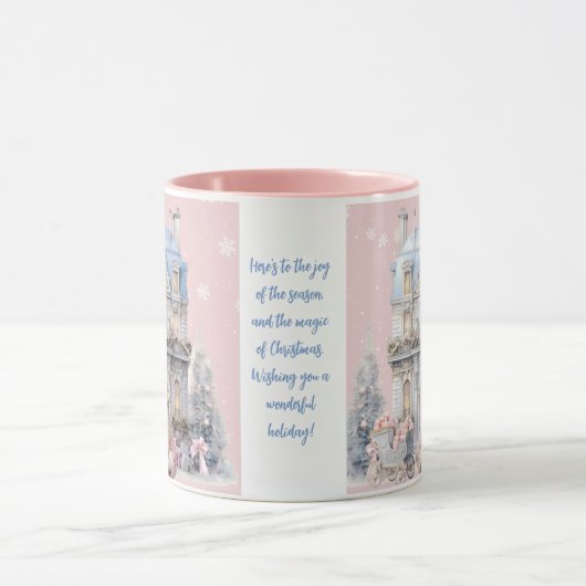 マグ私はピンクのクリスマスマグの夢を見ている マグカップ (中央)