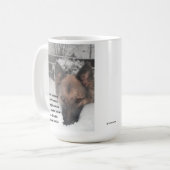 マグ私はラディー・バセットの夢の詩を持っている コーヒーマグカップ (正面左)