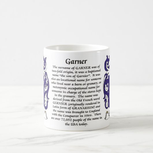 マグ穀倉家族の紋章付き外衣 コーヒーマグカップ (中央)