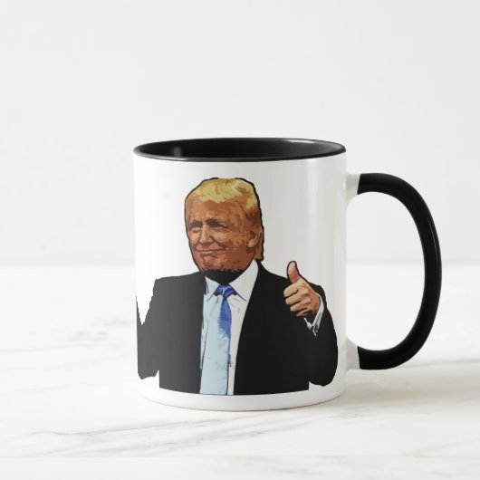 マグ素晴らし!ドナルドおもしろいトランプパパ名Mug マグカップ (右)