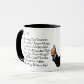 マグ素晴らし!ドナルドおもしろいトランプパパ名Mug マグカップ (正面左)