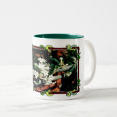 マグ美しいStephanotisのつる植物 ツートーンマグカップ (正面右)