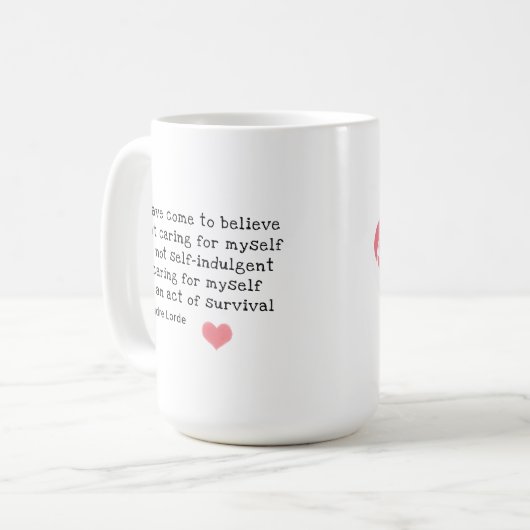 マグ自己気に引用文アウダーLorde / WWCロゴ コーヒーマグカップ (正面左)