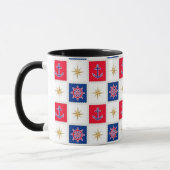 マグ航海のいかりとホイール マグカップ (左)