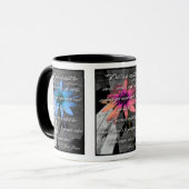 マグ色のヒマワリ"Goそれを"引用文します マグカップ (正面左)