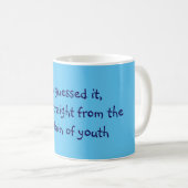 マグ若さの源泉 コーヒーマグカップ (正面右)