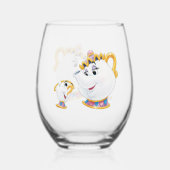 マグ茎のないワイングラス ステムなしワイングラス (正面)