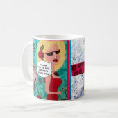 マグ許可単独で私 コーヒーマグカップ (正面左)