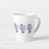 マグ語、ハミング鳥の日 カフェラテマグ (右アングル)