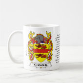 マグ調理師家族の紋章付き外衣 コーヒーマグカップ (左)