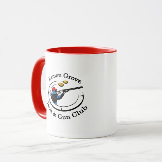 マグ赤 マグカップ (正面左)