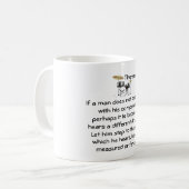 マグ違うドラマー コーヒーマグカップ (正面左)