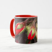 マグ開花赤と暗 マグカップ (正面左)